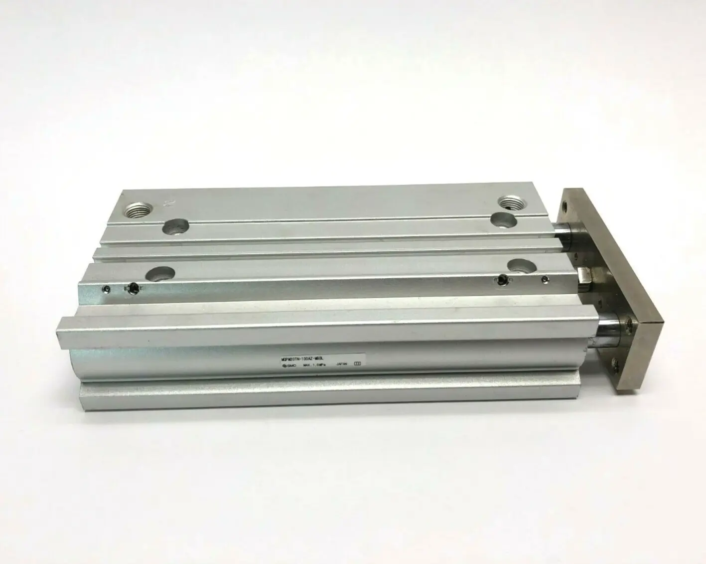 Used SMC COMPACT GUIDE SLIDE BEARING CYLINDER 20MM BORE 100MM STROKE Pneumatic Cylinders | Maverick Industrial Sales #1101303