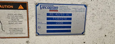2008 VECOPLAN LLC RG 42/60 XL Reprocessing Equipment, Shredders | Mark One Machinery (3)