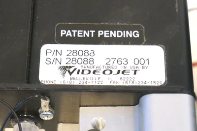 NEW MARSH / VIDEOJET 28088 PRINTHEAD W/ MARSH / VIDEOJET 29337 INK SYSTEM