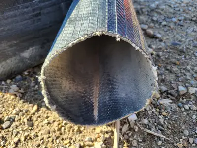 6" x 40 ft Hose Black