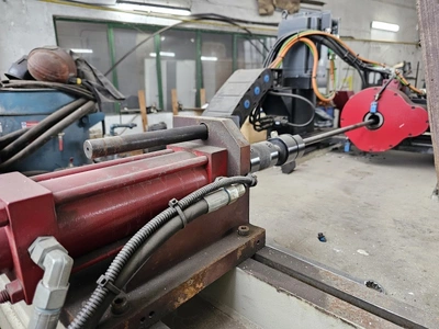 AKYAPAK CNC Tube Bender, in very good condition, visible under power, POA