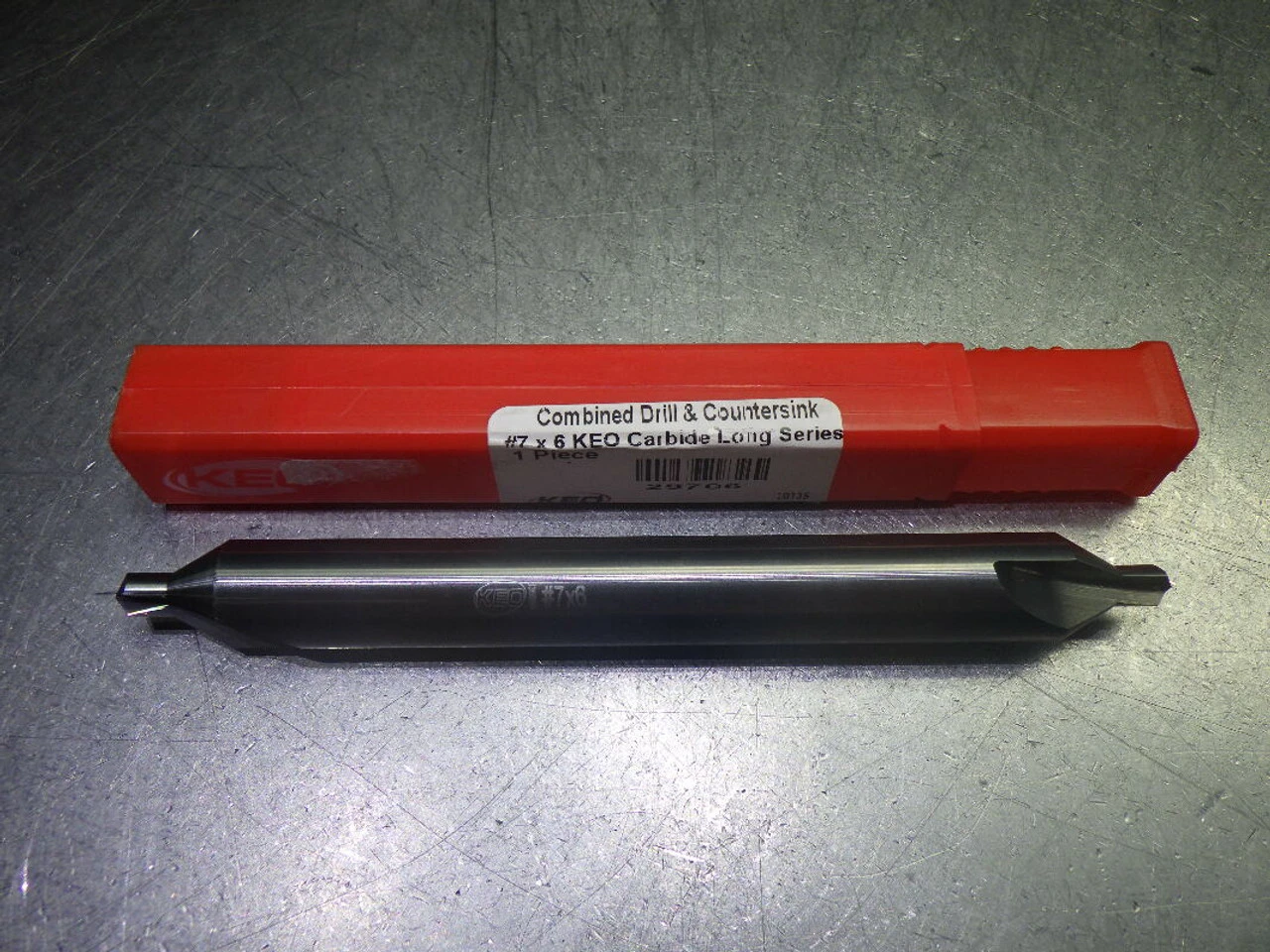 KEO #6 2 Flute Double Ended Carbide Drill/Counter Sink 5/8" Shank 29706 (LOC927A)
