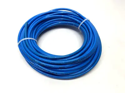 USED FESTO PNEUMATIC TUBING 4MM ID 197397 BLUE TUBING ONLY CUT TO 35'