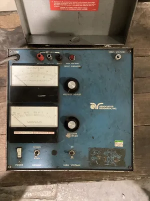 Associated Research Variable Voltage Meg-Chek;  120VAC 60 Hz 2A