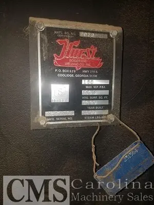 USED 1995 HURST 200 HP HYBRID BOILER