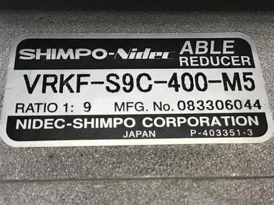 USED SHIMPO DRIVES VRKF-S9C-400-M5