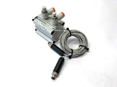 Used SMC Pneumatic Cylinder Stopper 32mm Bore 20mm Stroke Pneumatic Cylinders Michigan US | Maverick Industrial Sales #1419217