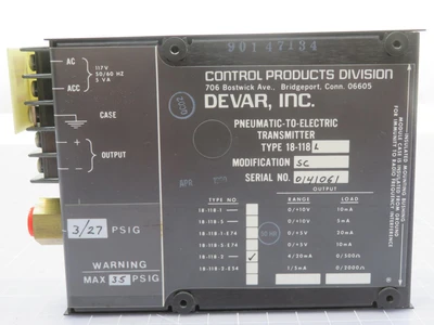 New | in-Stock DEVAR _UNKNOWN_ Industrial Controls Texas US | OCO Industrial #1721143