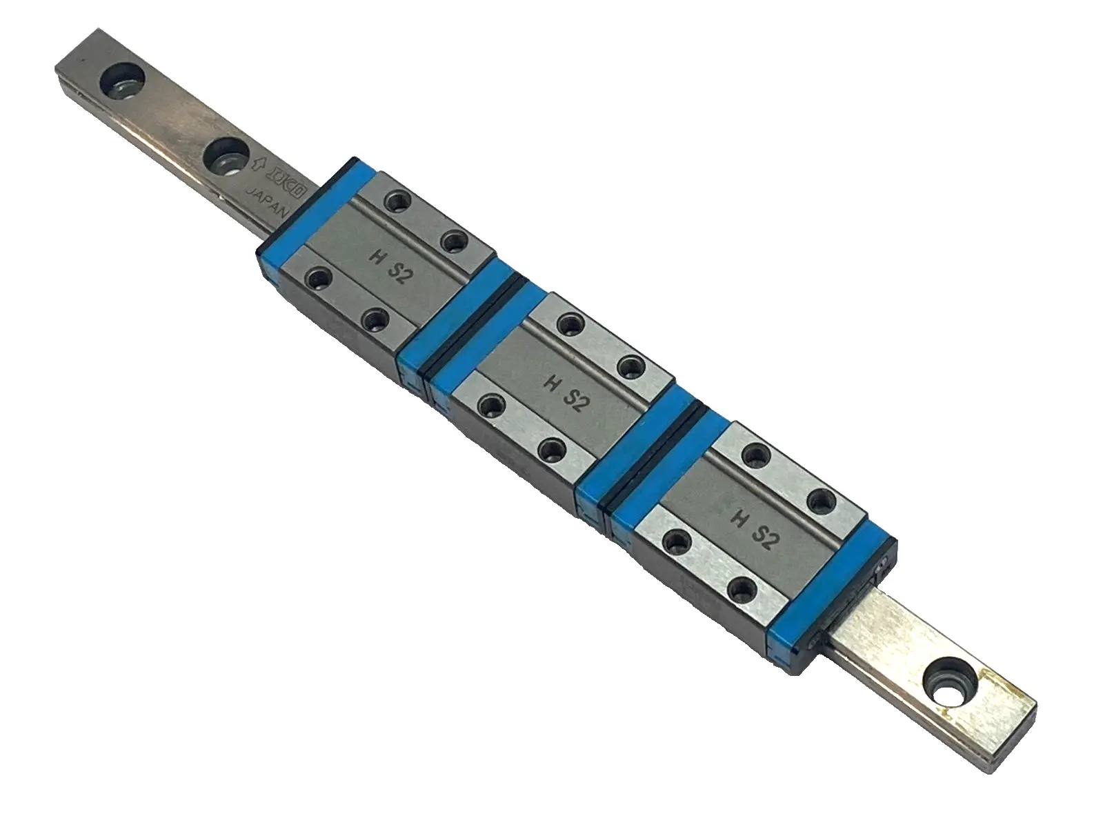 Used IKO Miniature Linear Guide Rail 158mmx9mm w/3 Carriage Blocks Linear Guides Michigan US | Maverick Industrial Sales #1395398