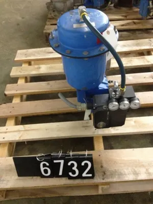 Neles Jamesbury 6"-150 V-Ball Control Valve