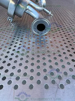 USED MILLIPORE 1R X 5"  STAINLESS STEEL CARTRIDGE FILTER HOUSING 150 PSIG/FV