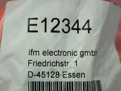 New | in-Stock IFM E12344 Cable & Wire Ohio US | HGR 24 #1070387