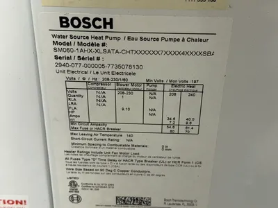 New | in-Stock BOSCH SM0601AHXXLSATACHTX Pumps Ohio US | HGR 24 #1144855
