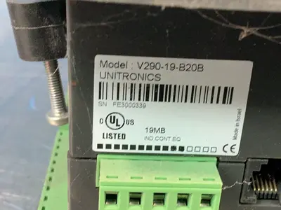 Used UNITRONICS V29019B20B Automation Control (HMI) Ohio US | HGR 24 #1406055