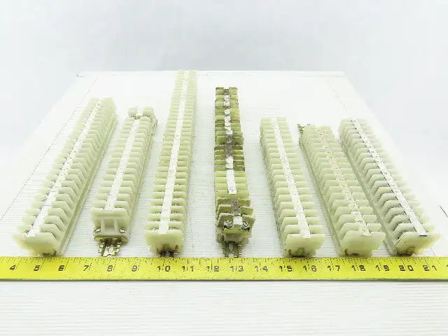 Allen Bradley 1492-CA Electric Terminal Block W/DIN Rail Lot of 166