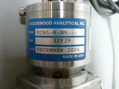 USED WEDGEWOOD ANALYTICAL ECAL-H-N--- EASYCAL & AF44VEQHAT1D3-C FLOW THROUGH SENSOR