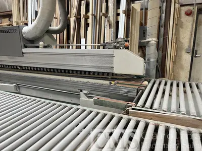 USED 2003 BIESSE STREAM B1 9.0 EDGEBANDER WITH DOUCET RETURN CONVEYOR