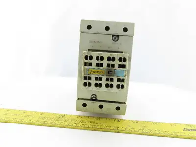 Siemens 3RT1044-3BB40 3P 65A Power Contactor W/3RH1921-2FA22 Coil 24V