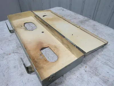 35"x 11" x 4"  V-Belt Drive And Idle Pulley Guard Hinged Door