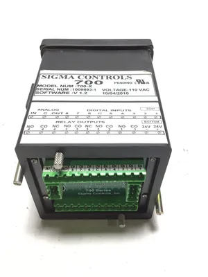 Sigma Controls 700-X Series Pump Controller 110VAC Temp Alarm V1.2