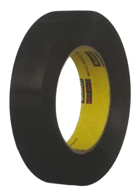 3M 1/2" x 36 yd Preservation Sealing Tape 9.5 mil 481 Black