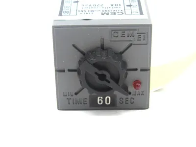 USED CEM SYSTEMS E131 TIMING RELAY 0-6 SECOND