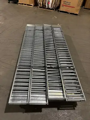 USED MALLARD MANUFACTURING 98"L X 11.5"W GRAVITY FLOW RACKING