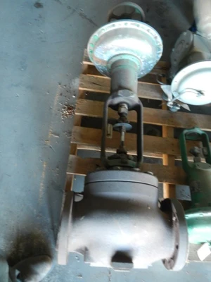 Fisher 6" 125 Rating, Iron Flanged Control Valve