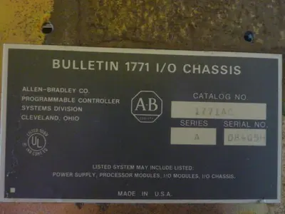 USED ALLEN BRADLEY 1771-AD SER A
