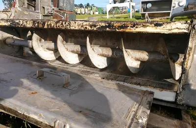 Conveyor, Screw, 9.5" x 5'9", S/st, 1.5 HP, 10" In/Out, #C742698
