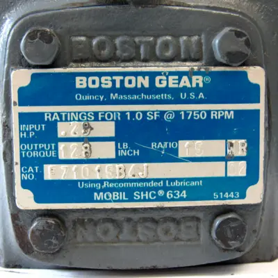USED BOSTON GEAR F71015B4J