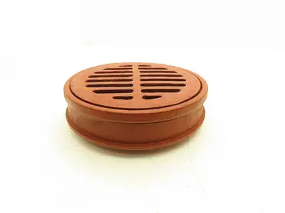 Wade 1300.FLDR 8" Top Assembly Floor Drain Cast Iron Collar Adapter Grate HDW