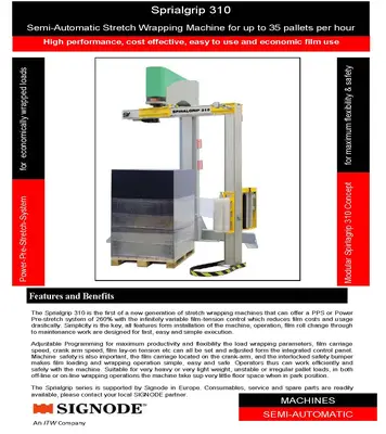 USED SIGNODE 310