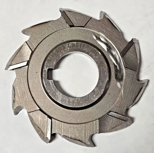 Niagara Milling Cutter 4" x 3/8 HIGH SPEED STEEL HSS resharpened