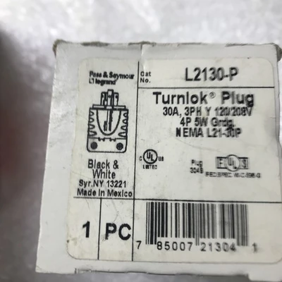 *NEW PASS & SEYMOUR LEGRAND WIRING TURNLOCK CONNECTOR ASSORTED QYT 8#