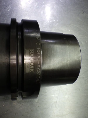 Sandvik HSK100A Roughing Boring Head W/ Insert Wings HA10-R820I-AA3104A (LOC1823B)