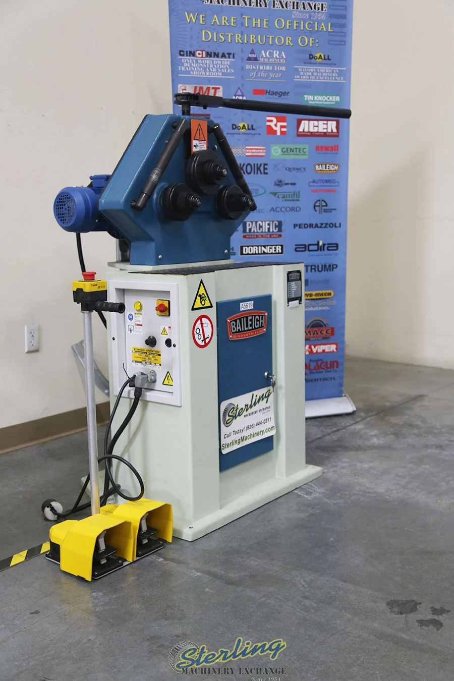New | in-Stock BAILEIGH R-M40 Angle Bending Rolls California US | Sterling Machinery Exchange #1465769