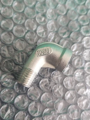 🆕️*LOT OF 10* 1/4 TC-316 Stainless Steel 90 Elbow 150 *WARRANTY+ 🇺🇸 SHIPPED*