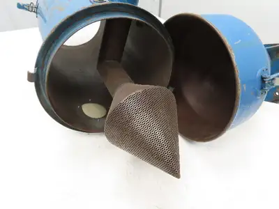 Thoreson McCosh Vacuum Loader Receiver Hopper Cone Bottom 10"x 32"