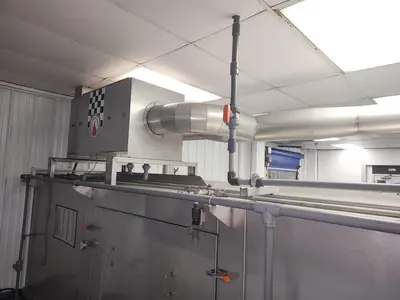USED 2013 SYSTEM TECHNOLOGIES 2-STAGE INLINE PARTS WASHER