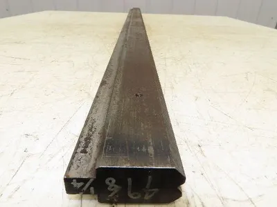 Press Brake Die 49-1/16" Long 90° V 1/4" W 1/8" D 1-3/4" H 1/2" Tang