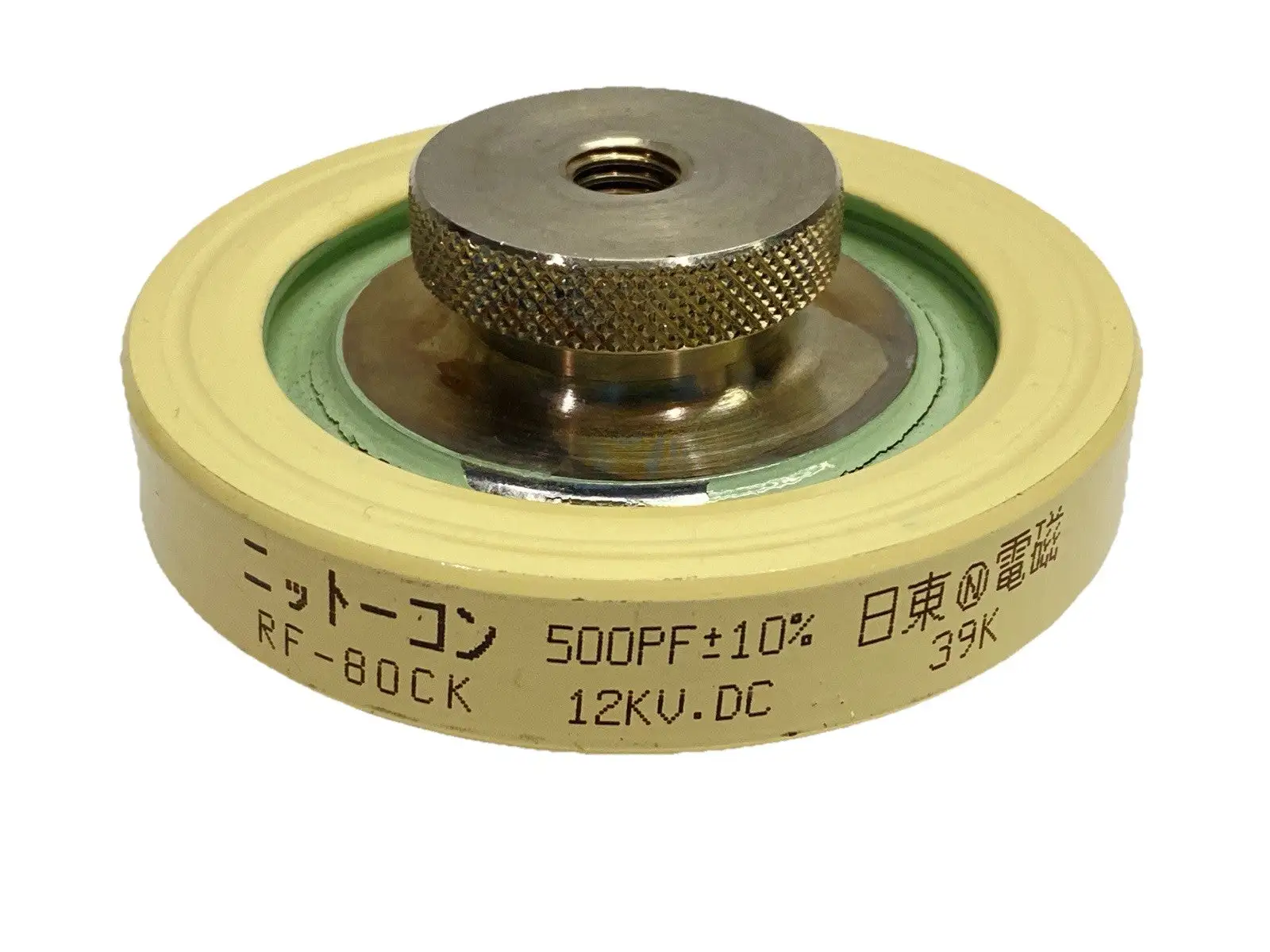 RF-80CK | Ceramic Capacitor 500PF 12KVDC - Used