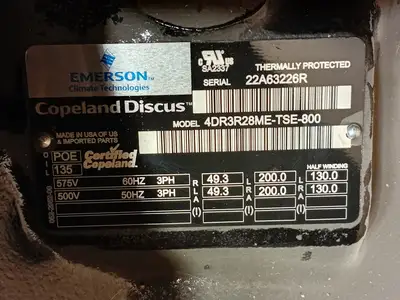 New | in-Stock COPELAND 4DR3R28ME-TSE-800 Parts (Hydraulics and Pneumatics) British Columbia CA | Lenmark #327797