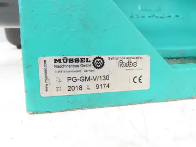 Mussel PG-GM-V/130 Belt Skiver Grinding Tool 6"W Belt Splicer Benchtop Sander