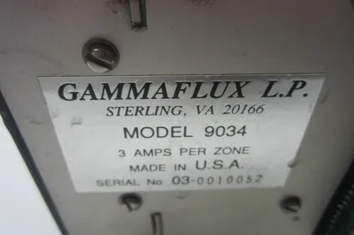 GAMMAFLUX 9034 TEMPERATURE CONTROL SYSTEM