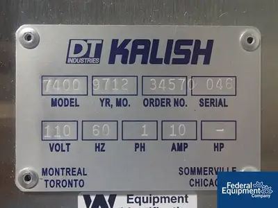 USED DT Kalish DT Kalish Kalisort Bottle Orientor, Model 073