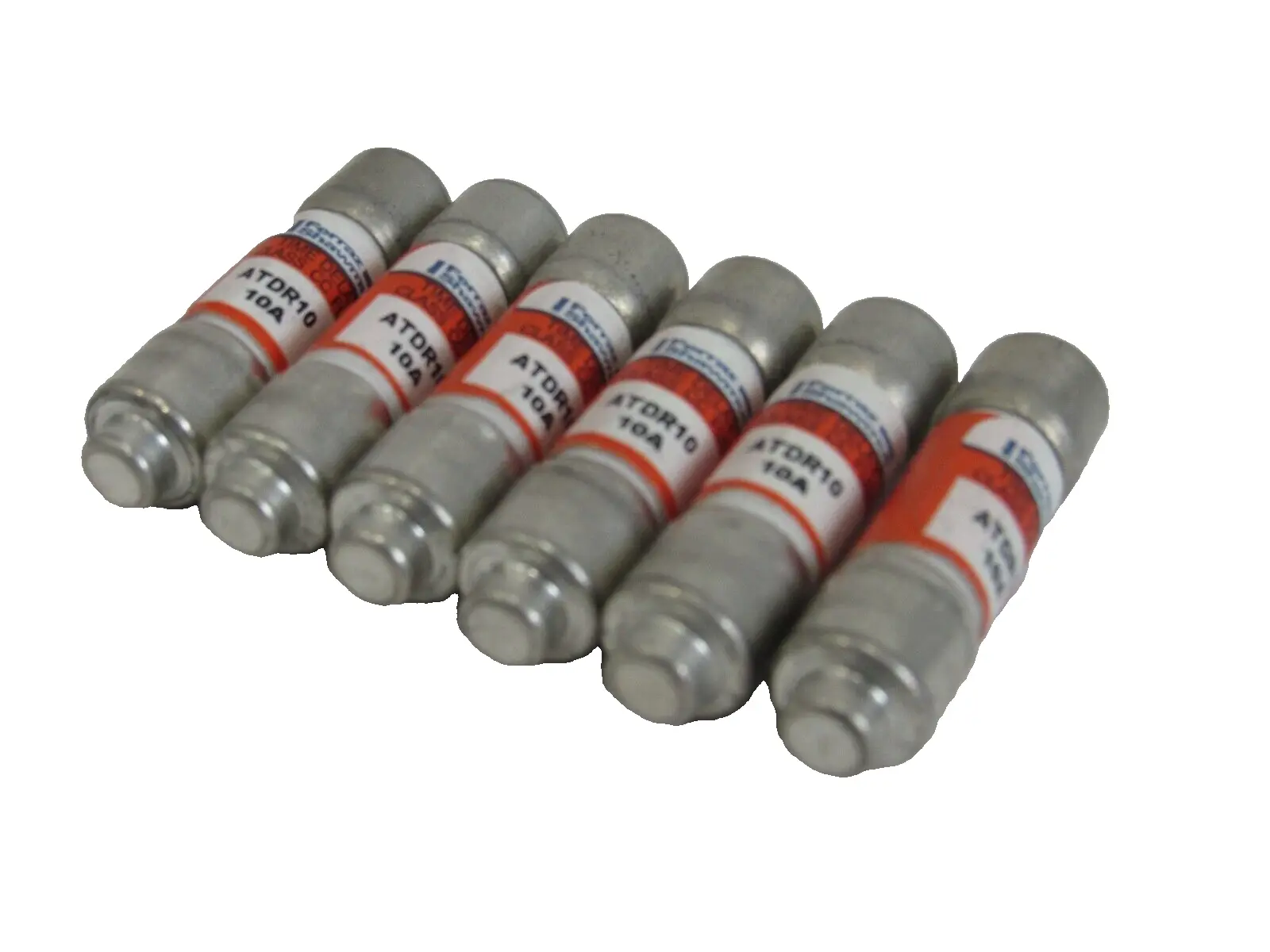 NEW LOT OF 6 FERRAZ SHAWMUT MERSEN ATDR10 FUSES
