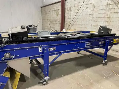 Two Enduraveyor 42” wide long Incline Conveyor