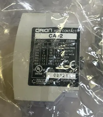 New | in-Stock ORION CA-2 Miscellaneous Equipment (Electrical & Power) | Surplus Asset Holdings #1196961