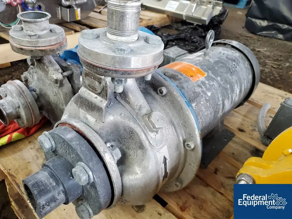USED Goulds Pumps 1" x 2" Goulds Centrifugal Pump, S/S, 7.5 HP